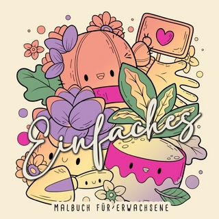 Einfaches Malbuch für Erwachsene