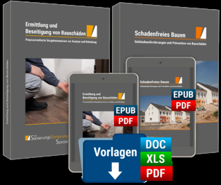 Schadenfreies Bauen sowie Ermittlung und Beseitigung von Bauschäden