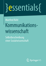 Kommunikationswissenschaft - Manfred R&uuml;hl