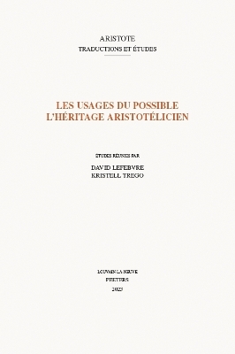 Les usages du possible - 