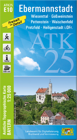 ATK25-E10 Ebermannstadt (Amtliche Topographische Karte 1:25000) - 