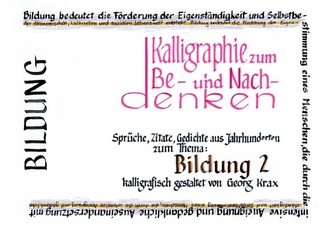 Kalligraphie / Bildung 2
