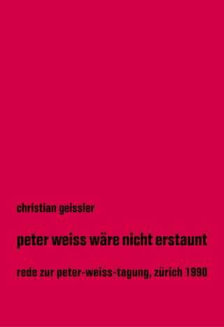 Peter Weiss wäre nicht erstaunt