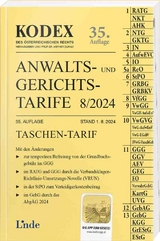 KODEX Anwalts- und Gerichtstarife 8/2024 - Dietmar Dokalik