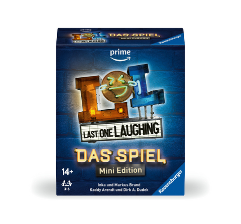 Last One Laughing - Das Spiel - Mini Edition - Kartenspiel ab 14 Jahre - Inka und Markus Brand, Kaddy Arendt, Dirk A. Dudek
