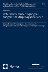 Unternehmens&uuml;bertragungen auf gemeinn&uuml;tzige Organisationen - Julia K&uuml;hn