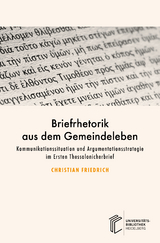 Briefrhetorik aus dem Gemeindeleben - Christian Friedrich