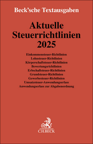 Aktuelle Steuerrichtlinien 2025