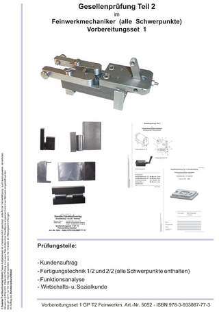 Vorbereitungsset 1 für die Gesellenprüfung Teil 2 Feinwerkmechaniker