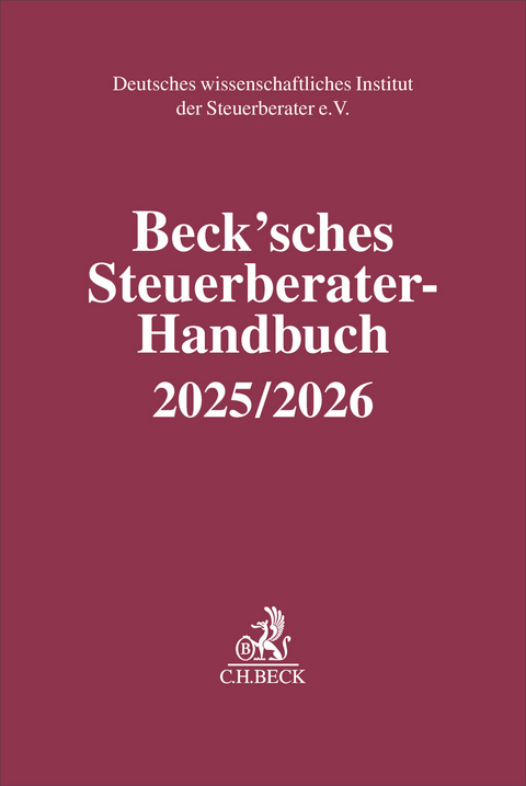 Beck'sches Steuerberater-Handbuch 2025/2026 - 
