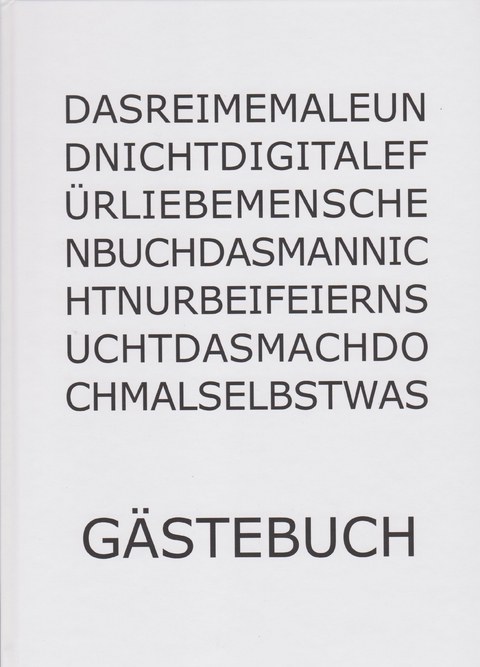 Gästebuch - Hans-Werner Aschoff