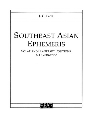 Southeast Asian Ephemeris