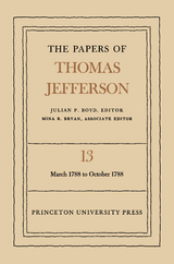 The Papers of Thomas Jefferson, Volume 13 - Thomas Jefferson