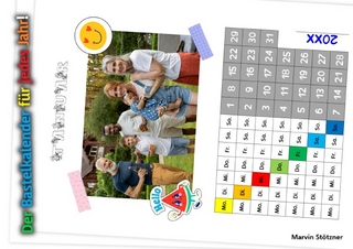 Der Bastelkalender für jedes Jahr!