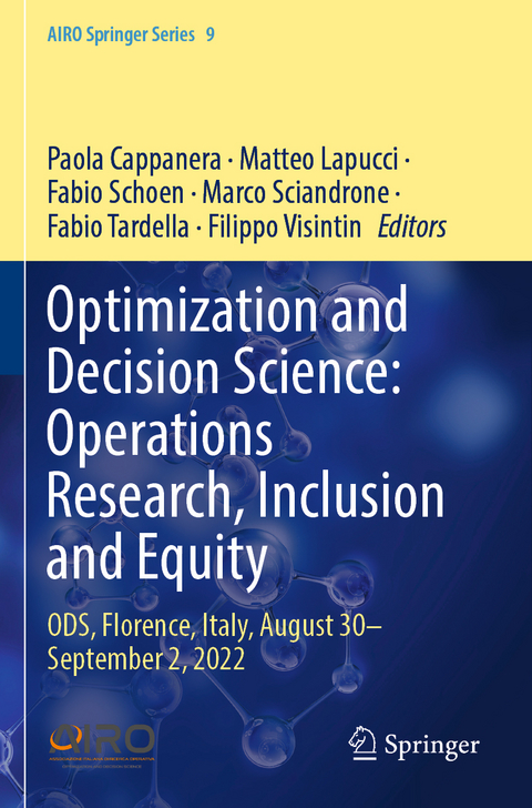 Optimization and Decision Science: Operations Research, Inclusion and Equity - 