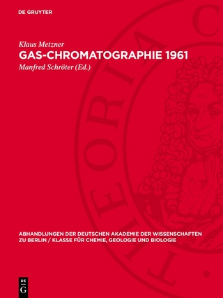 Gas-Chromatographie 1961