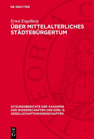 Über mittelalterliches Städtebürgertum