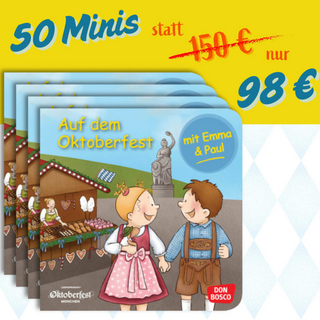 Auf dem Oktoberfest mit Emma und Paul. Mini-Bilderbuch. Paket mit 50 Exemplaren zum Vorteilspreis