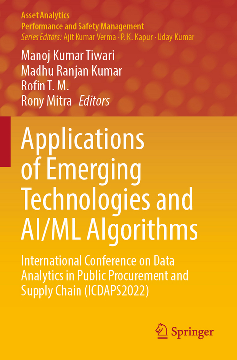 Applications of Emerging Technologies and AI/ML Algorithms - 