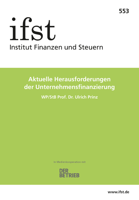 ifst-Schrift 553 - Ulrich Prinz