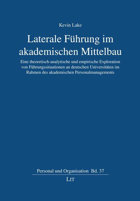 Laterale Führung im akademischen Mittelbau - Kevin Lake