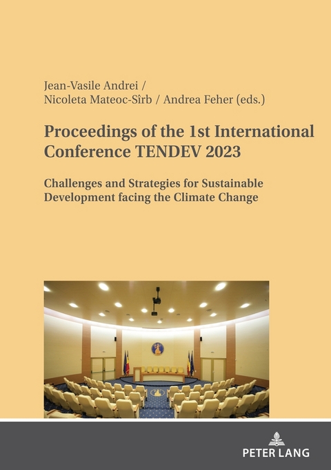 Proceedings of the 1st International Conference TENDEV 2023 - 