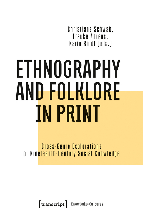 Ethnography and folklore in print - 
