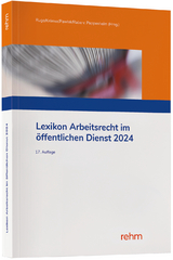 Lexikon Arbeitsrecht im öffentlichen Dienst 2024 - Krömer, Martin; Pawlak, Klaus; Rabe von Pappenheim, Henning; Ruge, Jan
