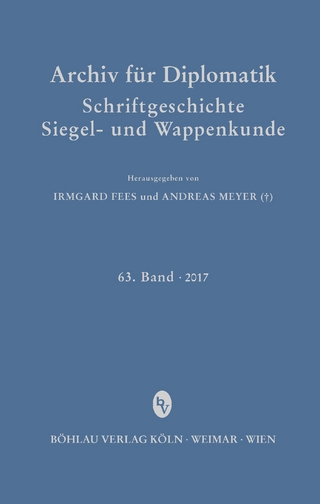 Archiv für Diplomatik, Schriftgeschichte, Siegel- und Wappenkunde