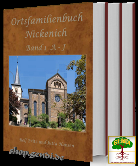 Ortsfamilienbuch Nickenich - Rolf Britz, Jutta Hansen