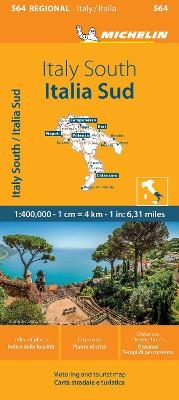Italy South - Michelin Regional Map 564