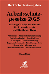 Arbeitsschutzgesetze 2025 - 