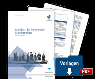 Merkblatt für kommunale Mandatsträger