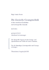 Die klassische Gesangstechnik in Ihrer nat&uuml;rlichen Einfachheit und schwungvollen Dynamik