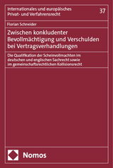 Zwischen konkludenter Bevollmächtigung und Verschulden bei Vertragsverhandlungen - Florian Schneider