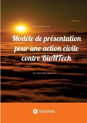 Mod&egrave;le de pr&eacute;sentation pour une action civile contre BioNTech
