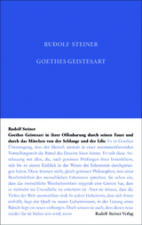 Goethes Geistesart - Rudolf Steiner
