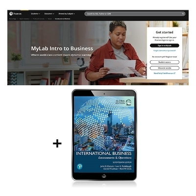 International Business, Global Edition -- MyLab Business with Pearson eText (AU) - John Daniels, Lee Radebaugh, Daniel Sullivan