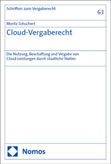 Cloud-Vergaberecht - Moritz Schuchert