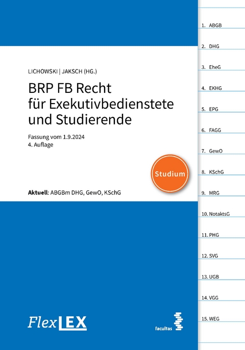 FlexLex BRP FB Recht f&uuml;r Exekutivbedienstete und Studierende | Studium - 