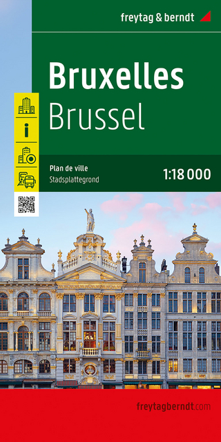 Bruxelles / Brüssel, Stadtplan 1:18.000, freytag & berndt