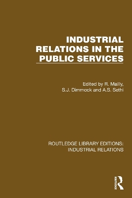 Industrial Relations in the Public Services - 