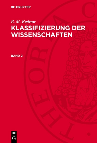 Klassifizierung der Wissenschaften. Band 2