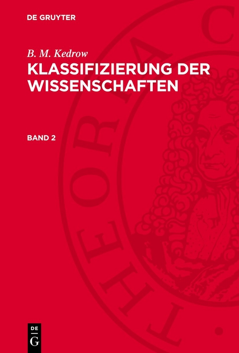 Klassifizierung der Wissenschaften. Band 2
