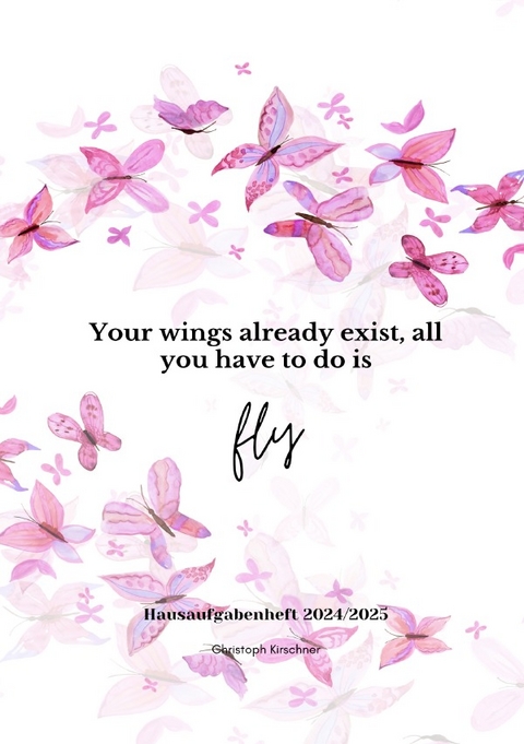 Hausaufgabenheft 2024/2025, A5 Spiralbindung, Sch&uuml;lerkalender, Sch&uuml;lerplaner - Christoph Kirschner