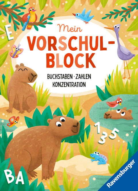 Mein Vorschulblock: Buchstaben, Zahlen, Konzentration - Anja Lohr, Christine Pätz, Britta Zimmermann