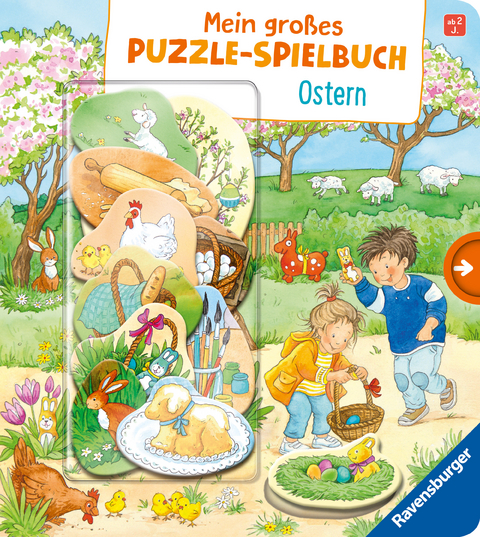 Mein gro&szlig;es Puzzle-Spielbuch - Ostern - Mila Rulff