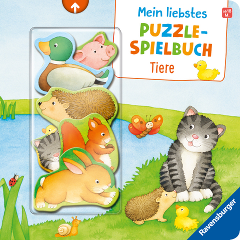Mein liebstes Puzzle-Spielbuch - Tiere - Frauke Nahrgang