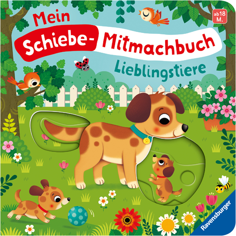Mein Schiebe-Mitmachbuch - Lieblingstiere - Bernd Penners