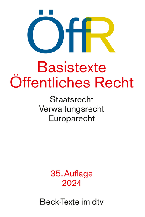 Basistexte &Ouml;ffentliches Recht